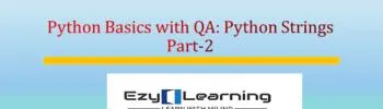 Python Strings part-2